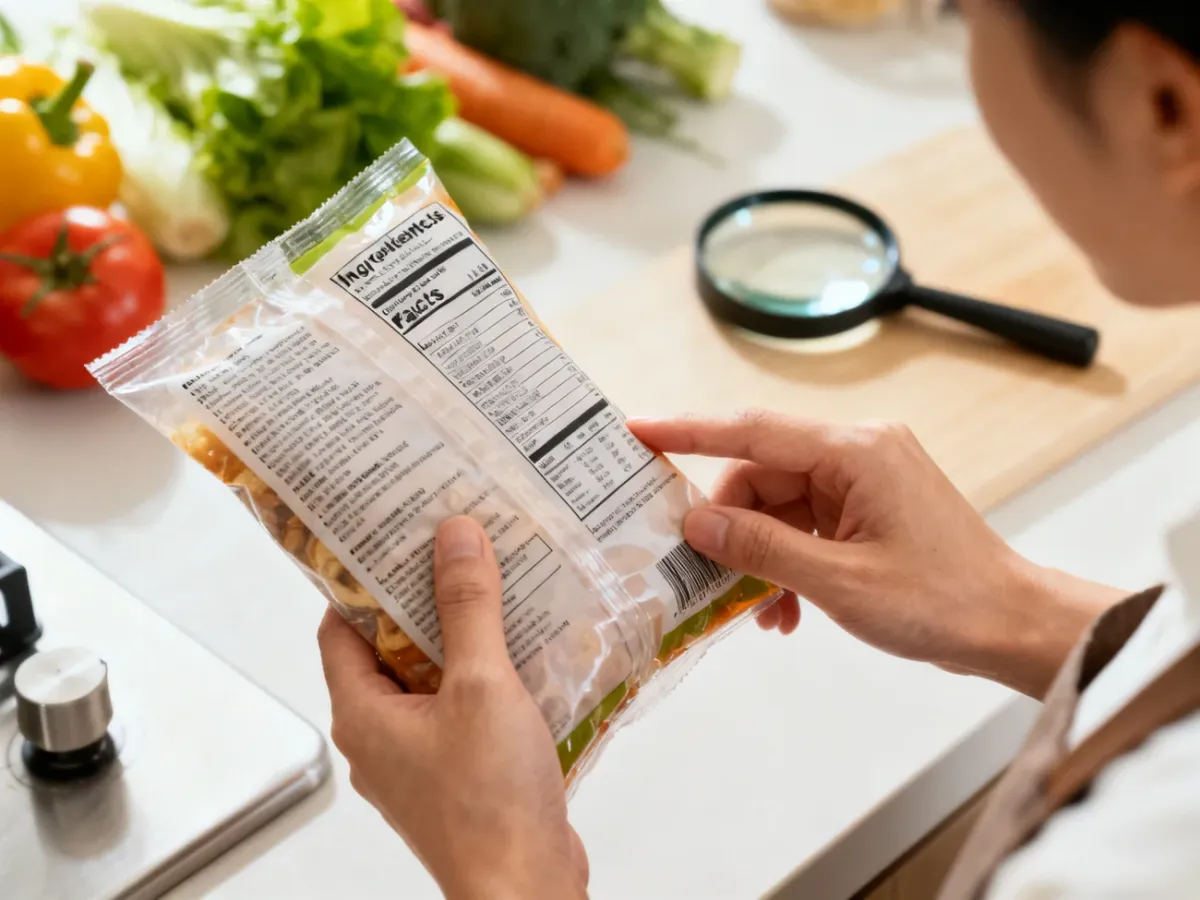 Osoba analizująca skład i wartość odżywczą produktu spożywczego